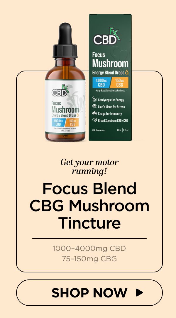 Focus Blend CBG Mushroom Tincture