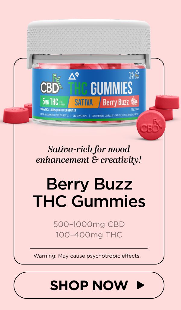 Berry Buzz THC Gummies