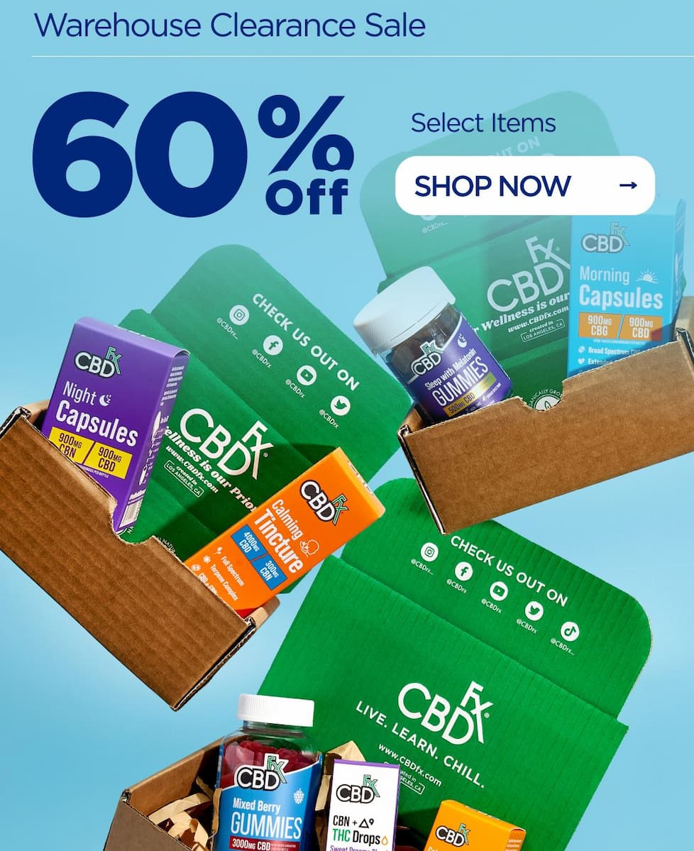 Warehouse Sale 60% OFF  Select Items