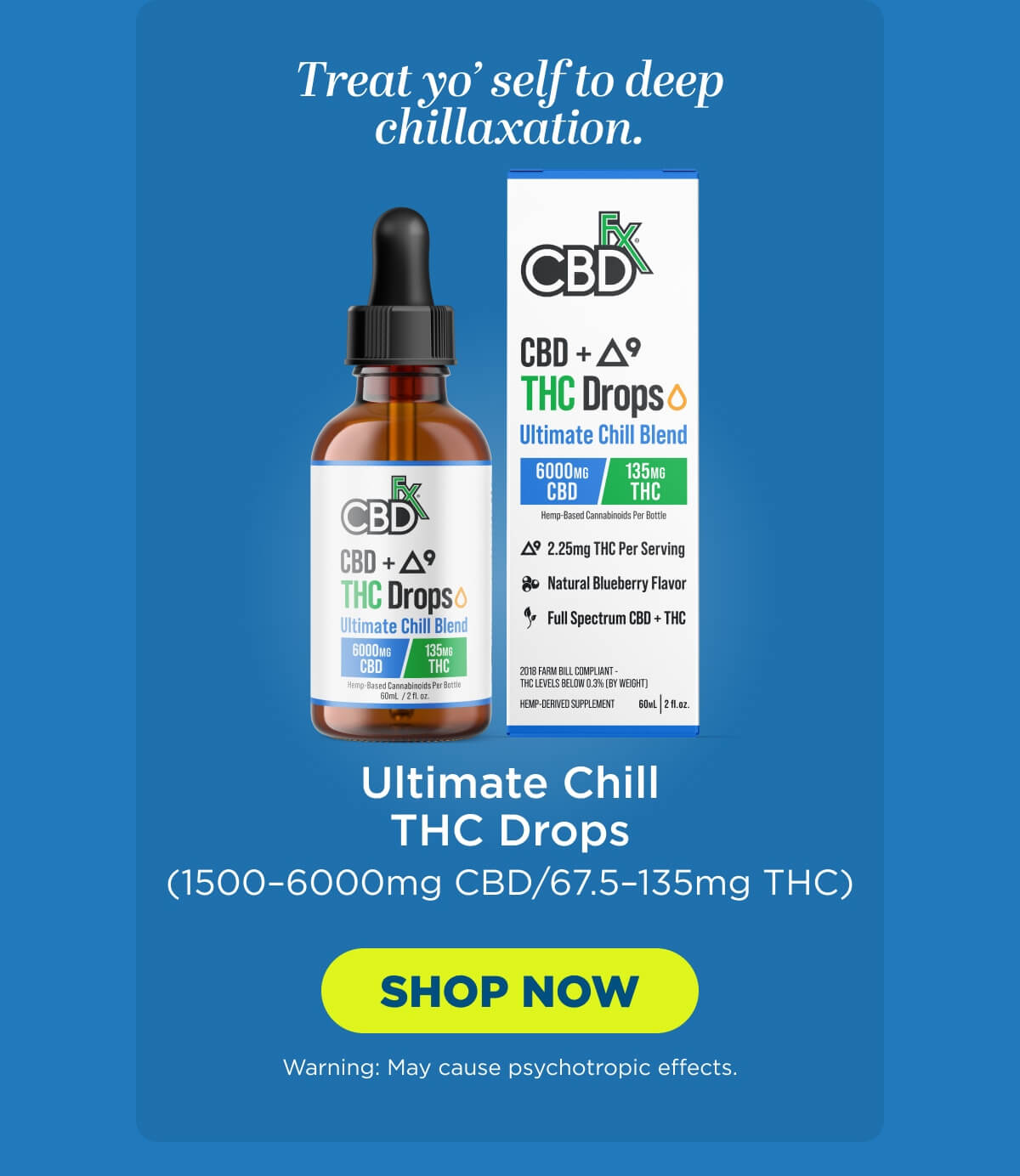 Ultimate Chill THC Drops