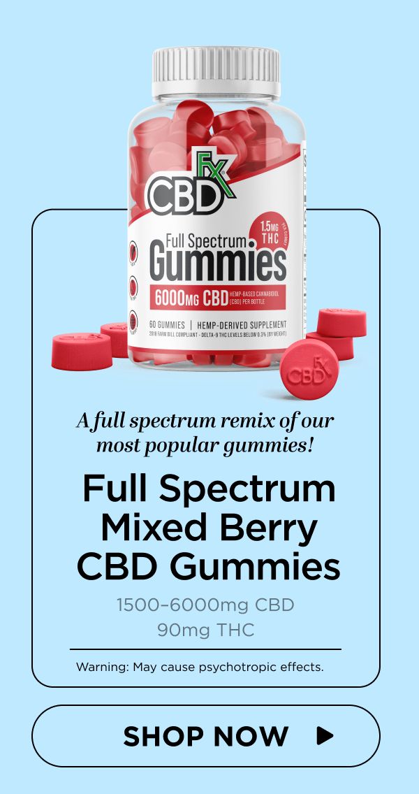 Full Spectrum Mixed Berry CBD Gummies