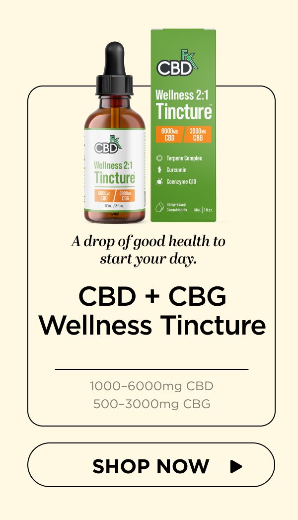 CBD + CBG Wellness Tincture