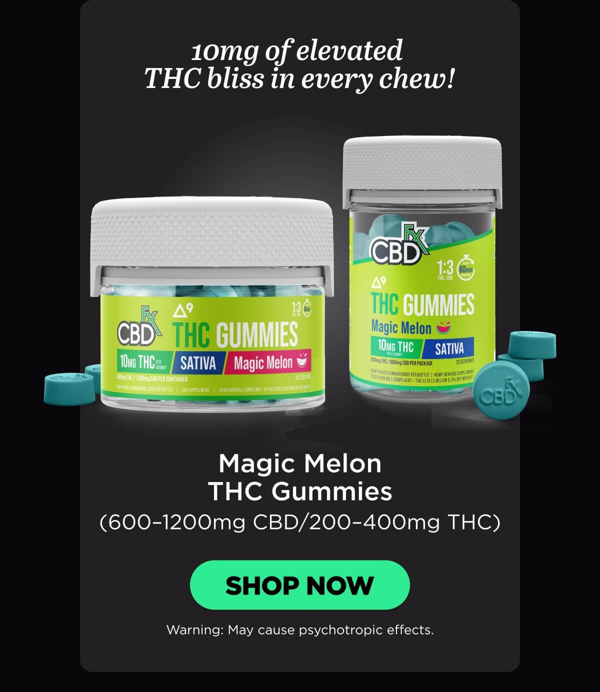 Magic Melon THC Gummies