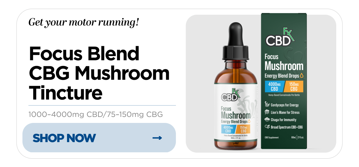 Focus Blend CBG Mushroom Tincture