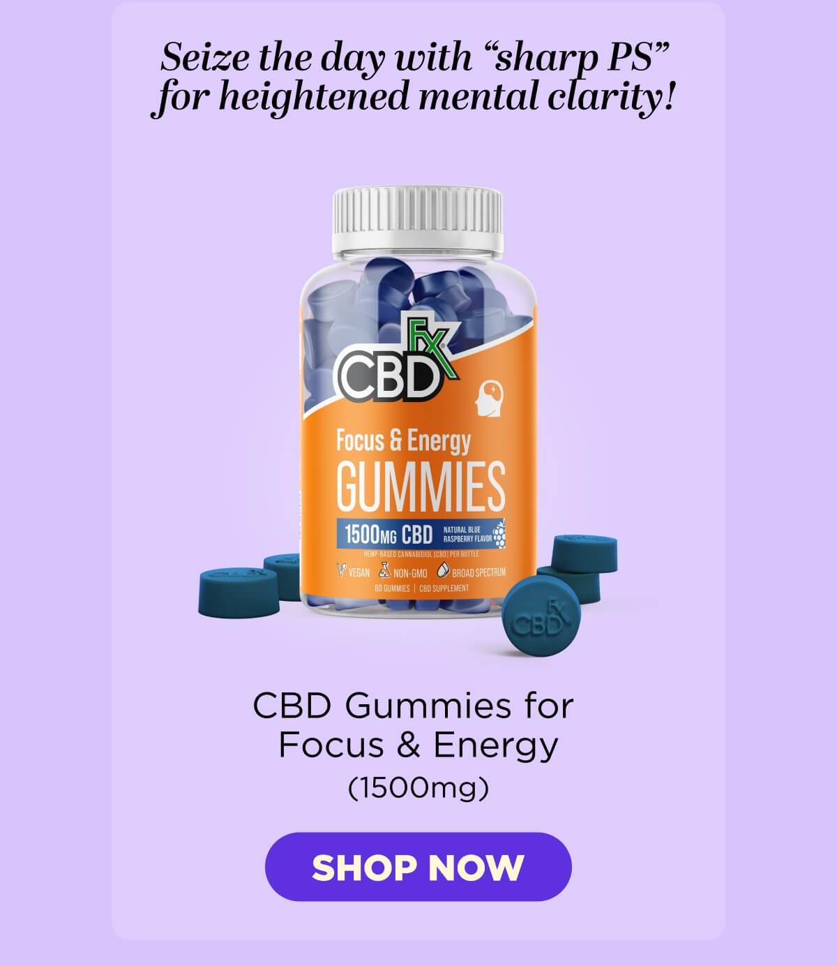 CBD Gummies for Focus & Energy