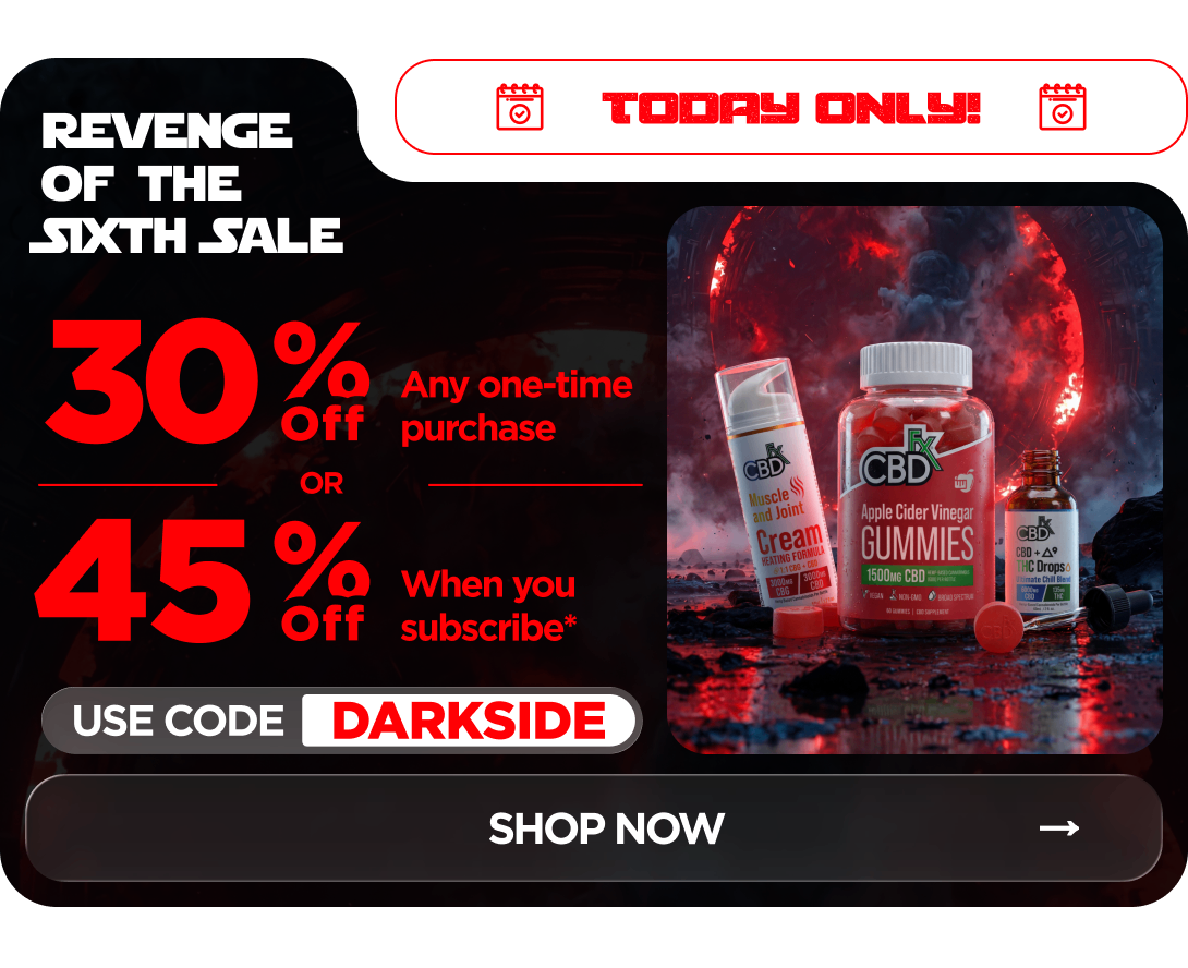 Revenge of the Sixth Sale Get 30% OFF Any one-time purchase or Get 45% OFF When you subscribe* Use code DARKSIDE