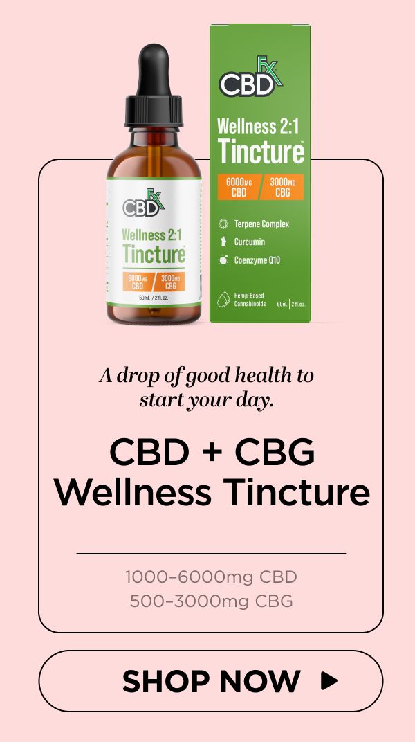 CBD + CBG Wellness Tincture