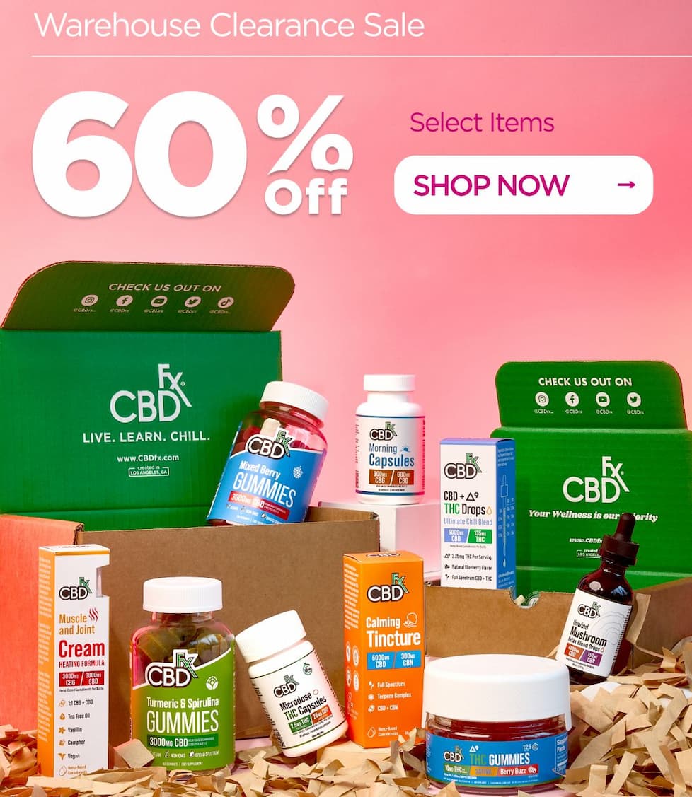 Warehouse Sale 60% OFF  Select Items