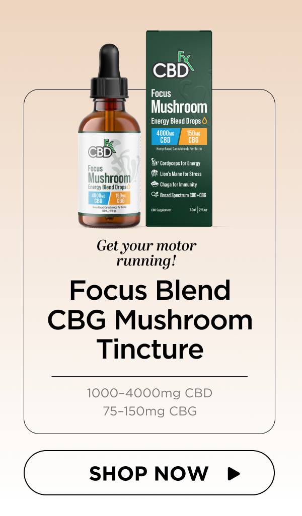 Focus Blend CBG Mushroom Tincture