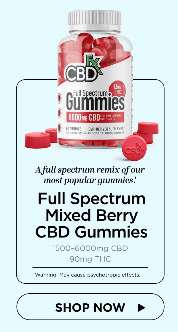 Full Spectrum Mixed Berry CBD Gummies