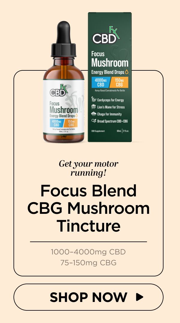 Focus Blend CBG Mushroom Tincture