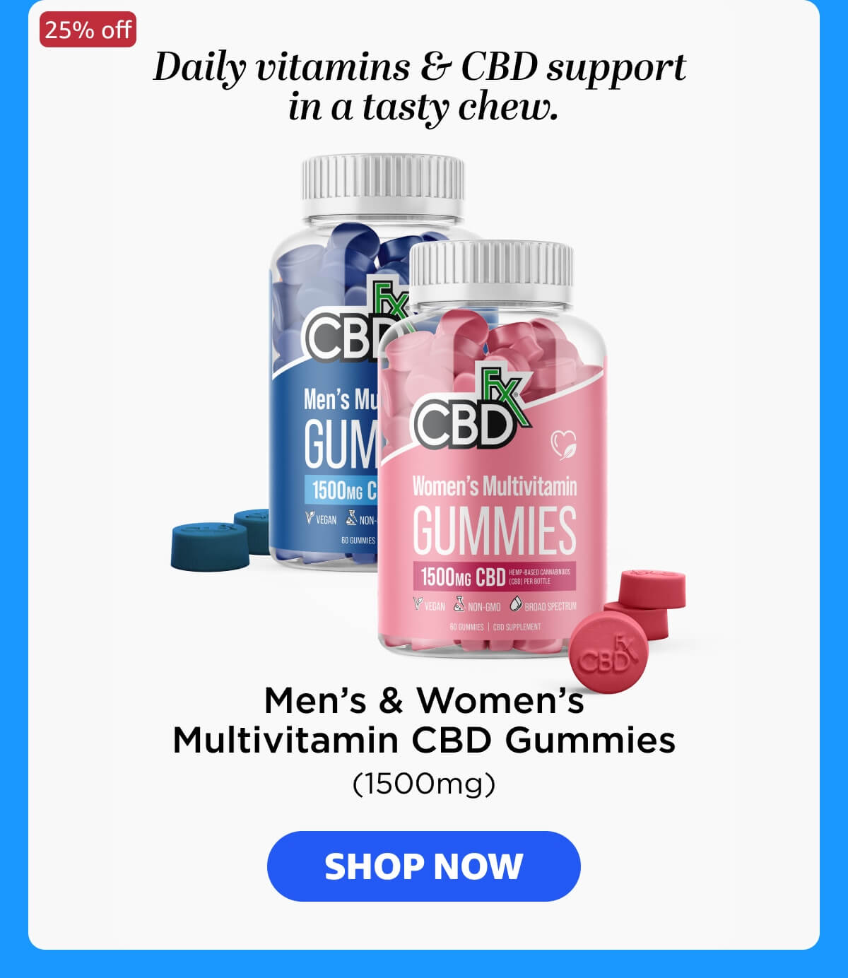 Men’s & Women’s Multivitamin CBD Gummies