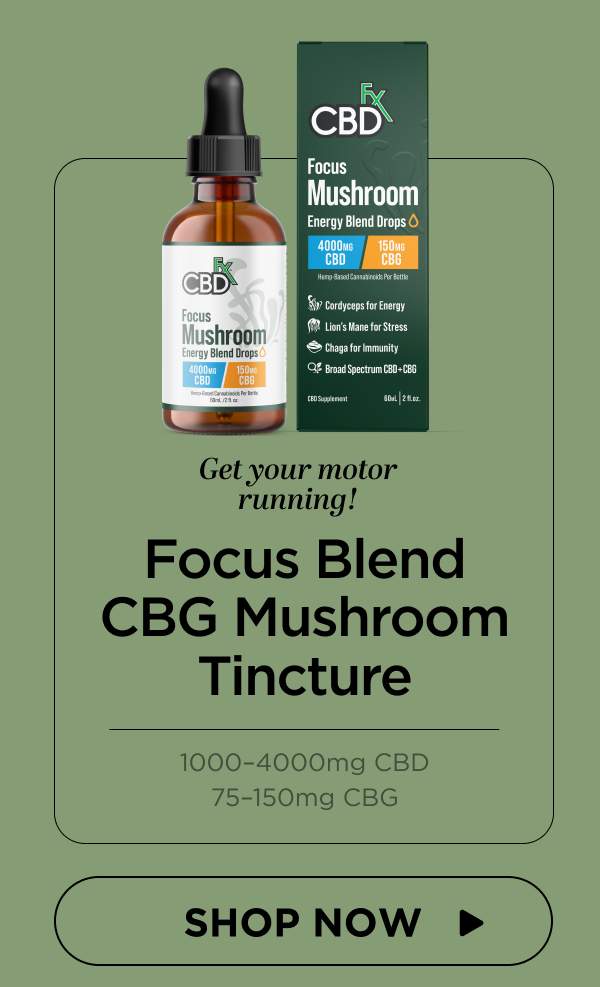 Focus Blend CBG Mushroom Tincture