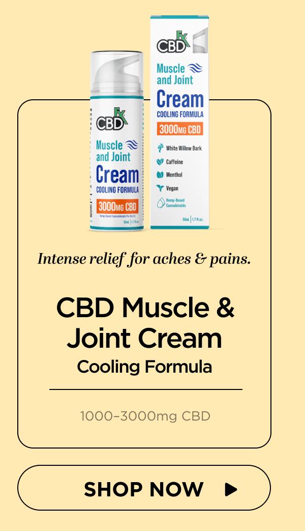 Muscle & Joint Cream: Cooling Formula