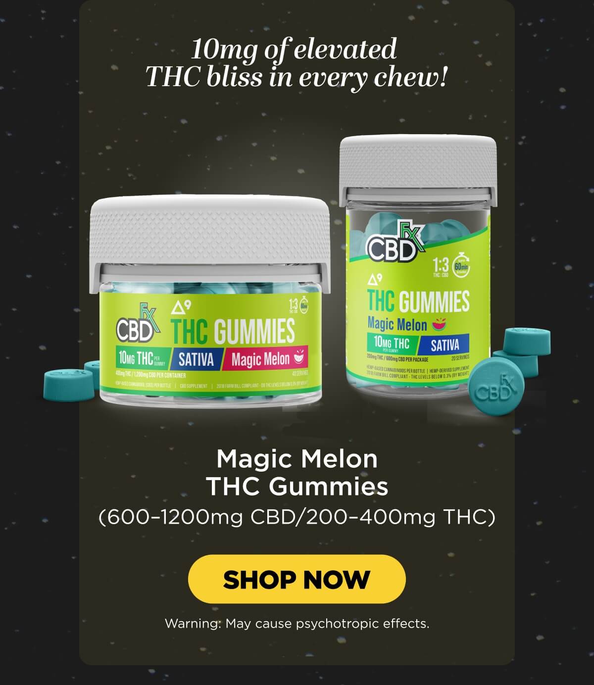 Magic Melon THC Gummies