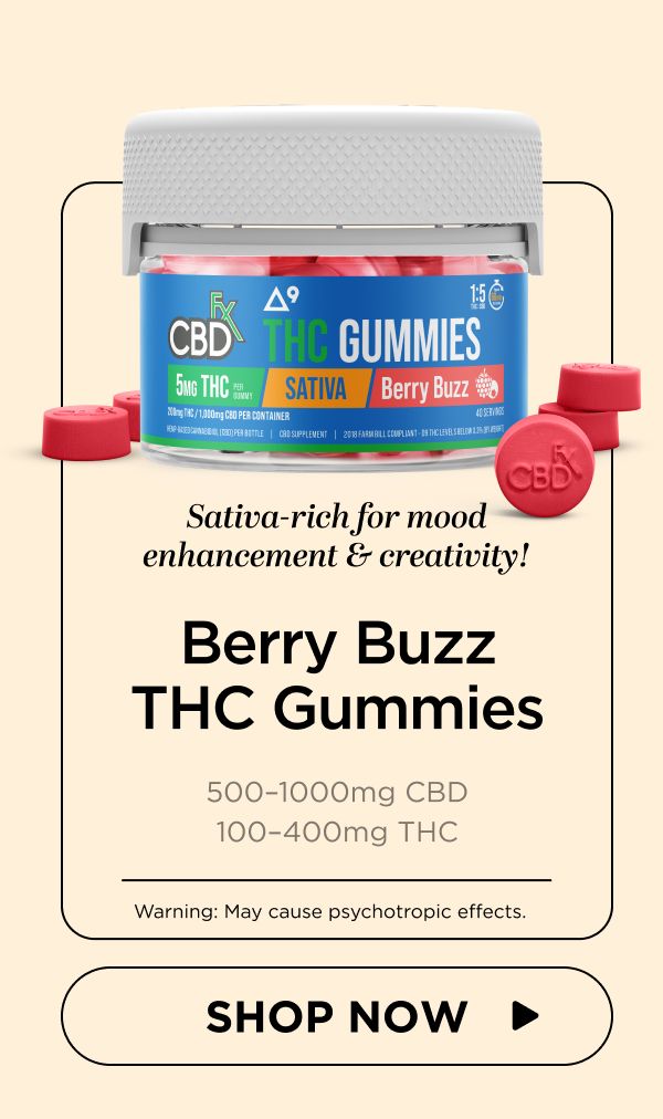 Berry Buzz THC Gummies