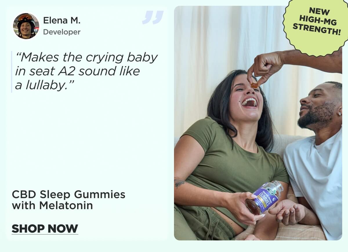 CBD Sleep Gummies with Melatonin