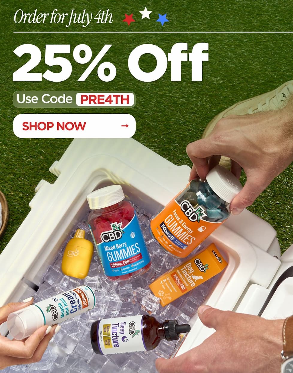 Order for July 4th 25% OFF  Use code PRE4TH
