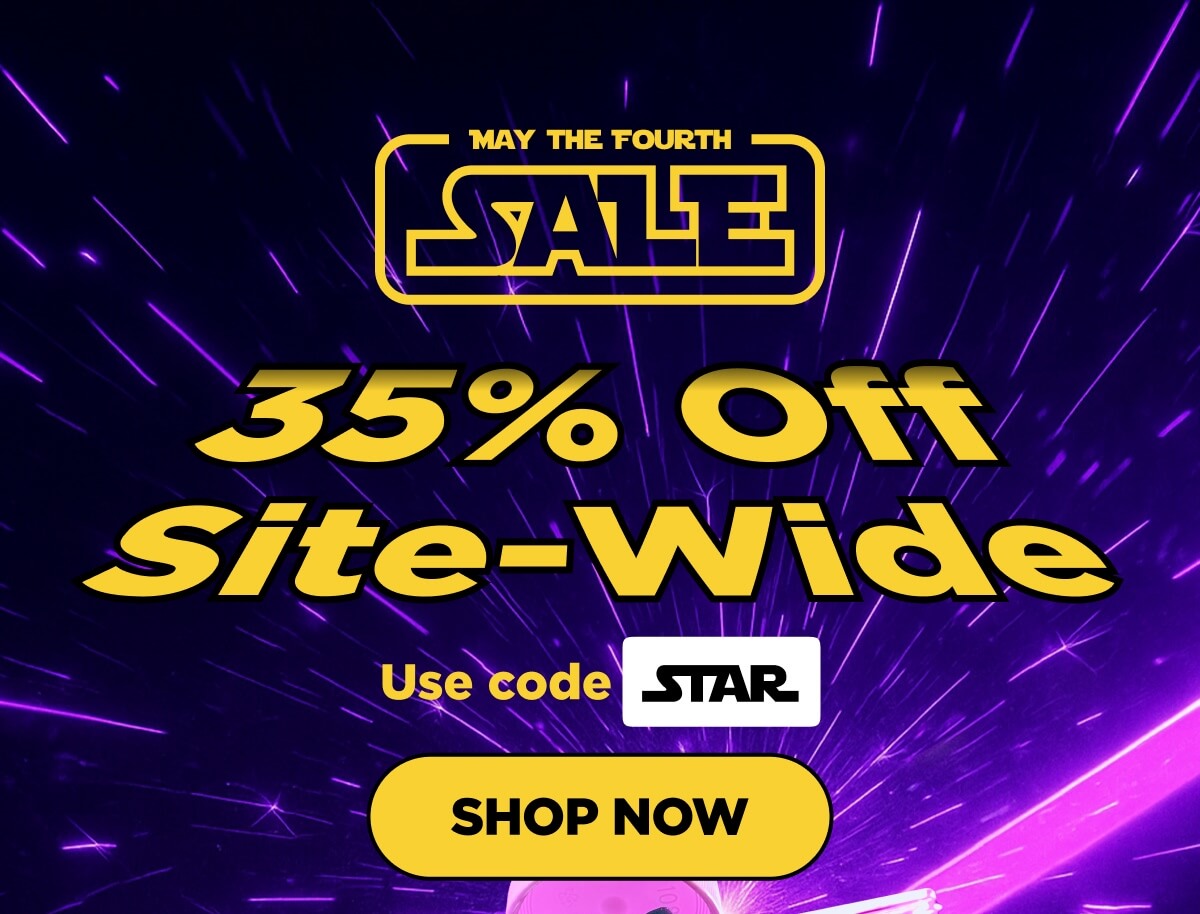 May the Fourth Sale: 35% OFF Site-wide! Use code STAR