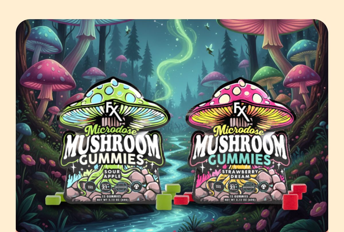 Subscribe & Save Subscribe to our new Microdose Mushroom Gummies and get 25% OFF + FREE shipping on every subscription order! [SHOP NOW]