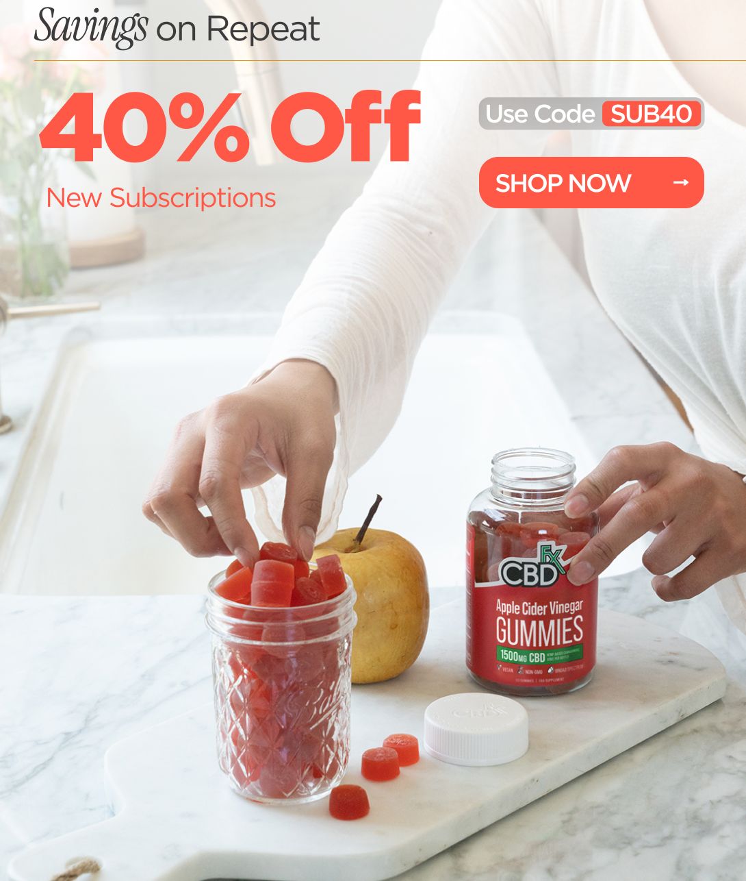 Savings on Repeat 40% OFF  New Subscriptions Use code SUB40