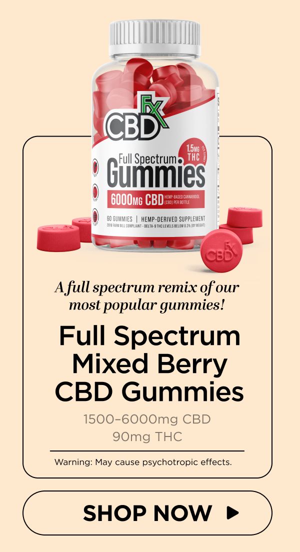 Full Spectrum Mixed Berry CBD Gummies