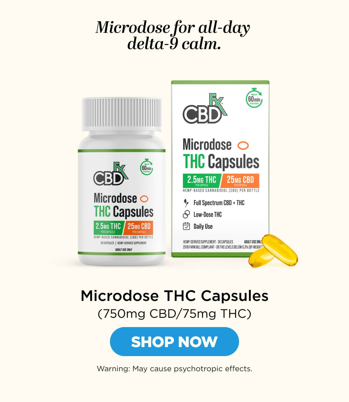 Microdose THC Capsules