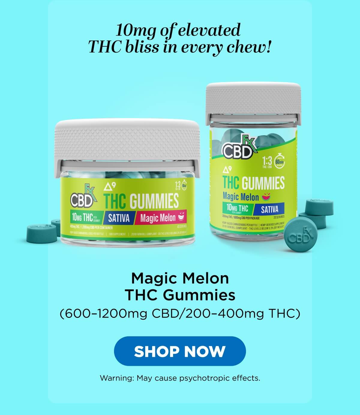 Magic Melon THC Gummies