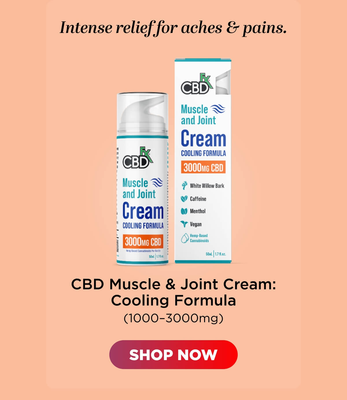 Muscle & Joint Cream: Cooling Formula
