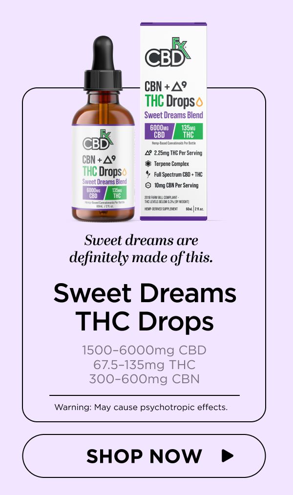 Sweet Dreams Blend THC Drops