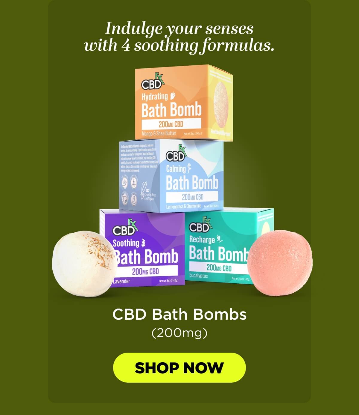 CBD Bath Bombs