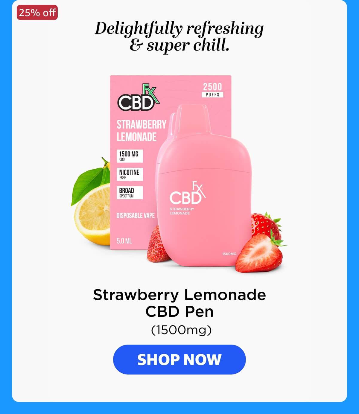 Strawberry Lemonade CBD Vape Pen