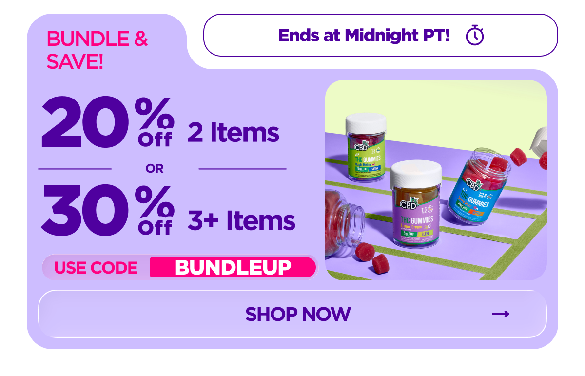 Bundle & Save! 20% OFF 2 Items or 30% OFF 3+ Items Use code BUNDLEUP