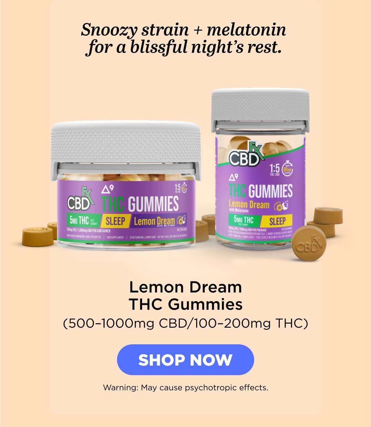 Lemon Dream THC Gummies