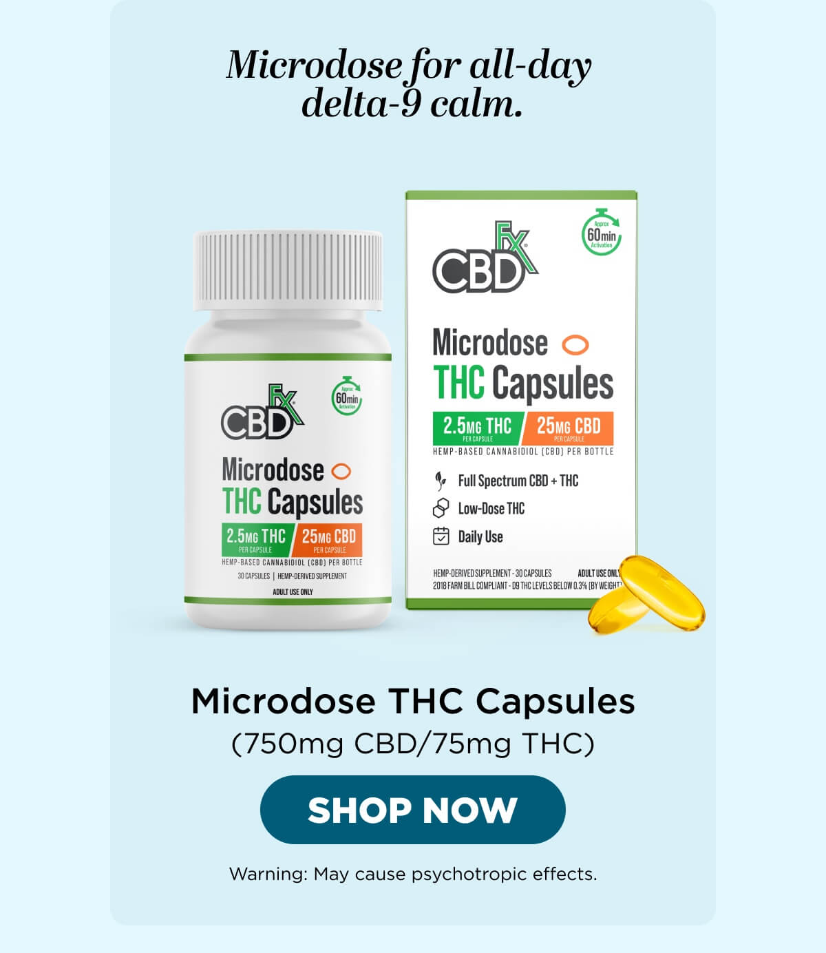 Microdose THC Capsules