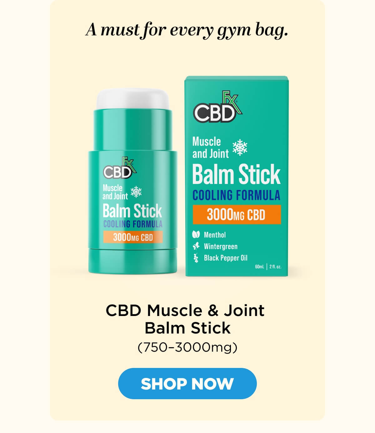 CBD Muscle & Joint Balm Stick