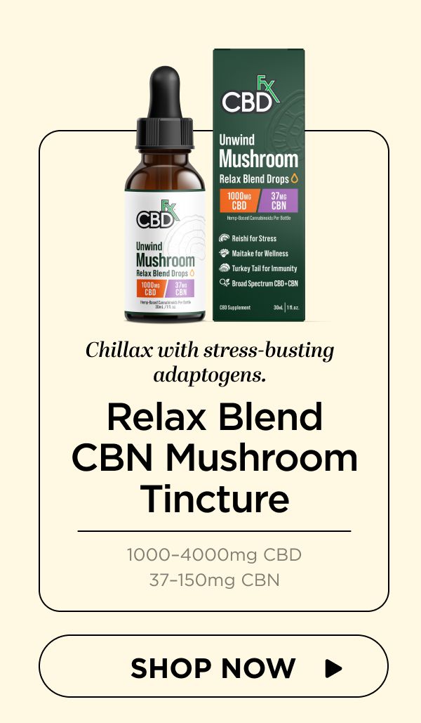 Unwind Mushroom Relax Blend Drops