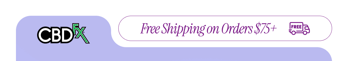 CBDfx - Free Shipping on Orders $75+