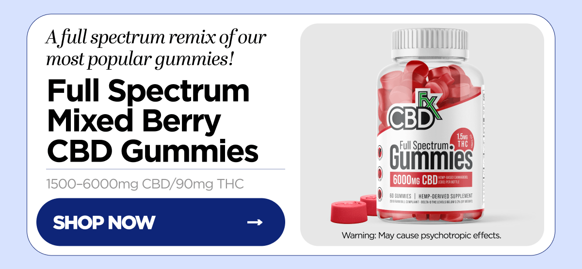 Full Spectrum Mixed Berry CBD Gummies
