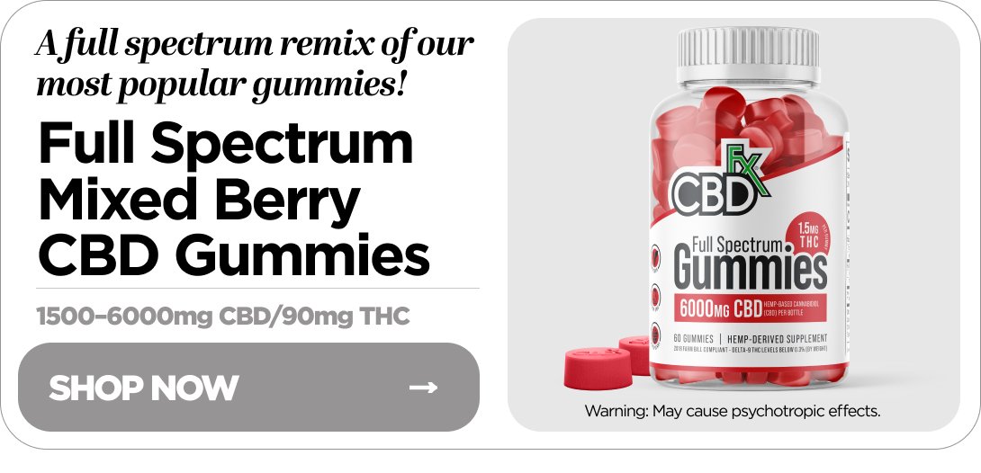 Full Spectrum Mixed Berry CBD Gummies