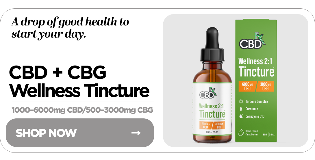 CBD + CBG Wellness Tincture