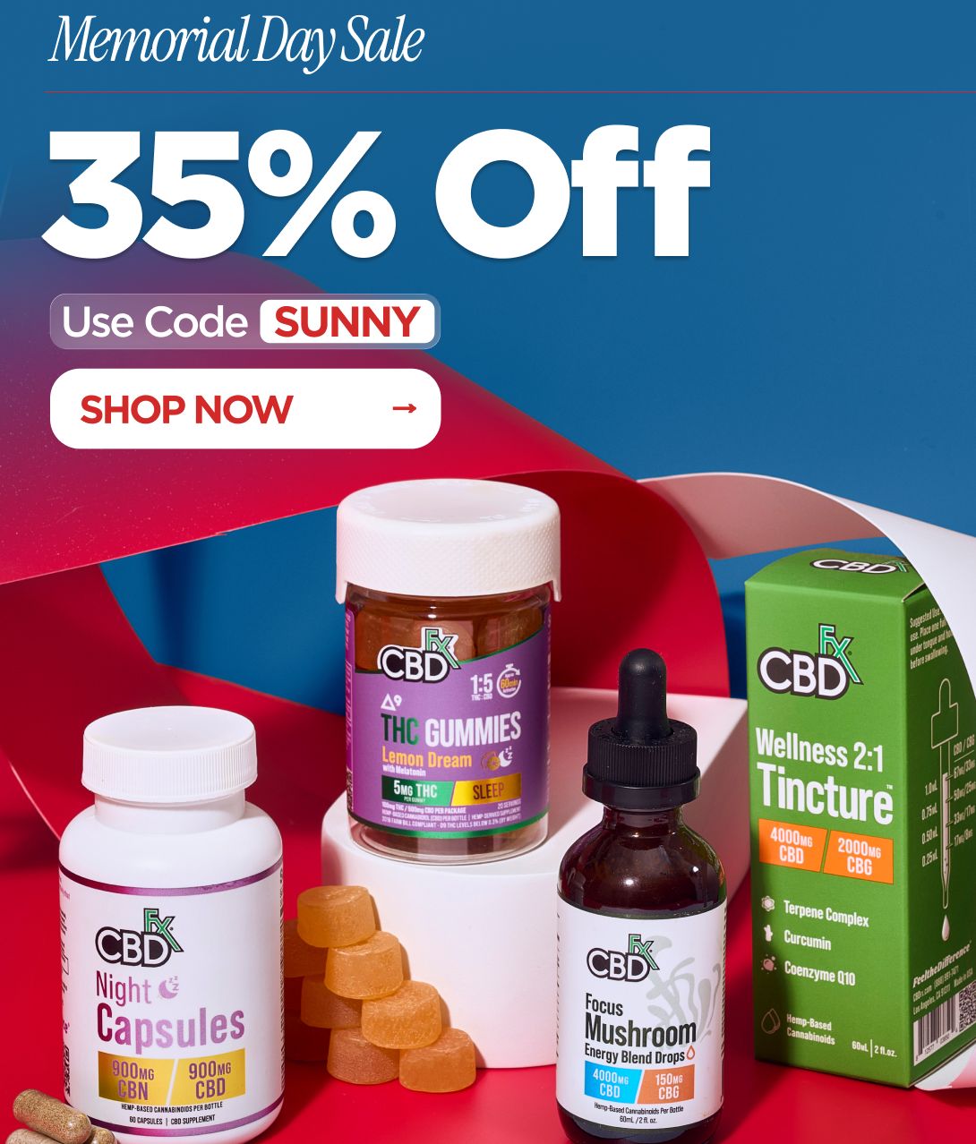 Memorial Day Sale 35% OFF  Use code SUNNY