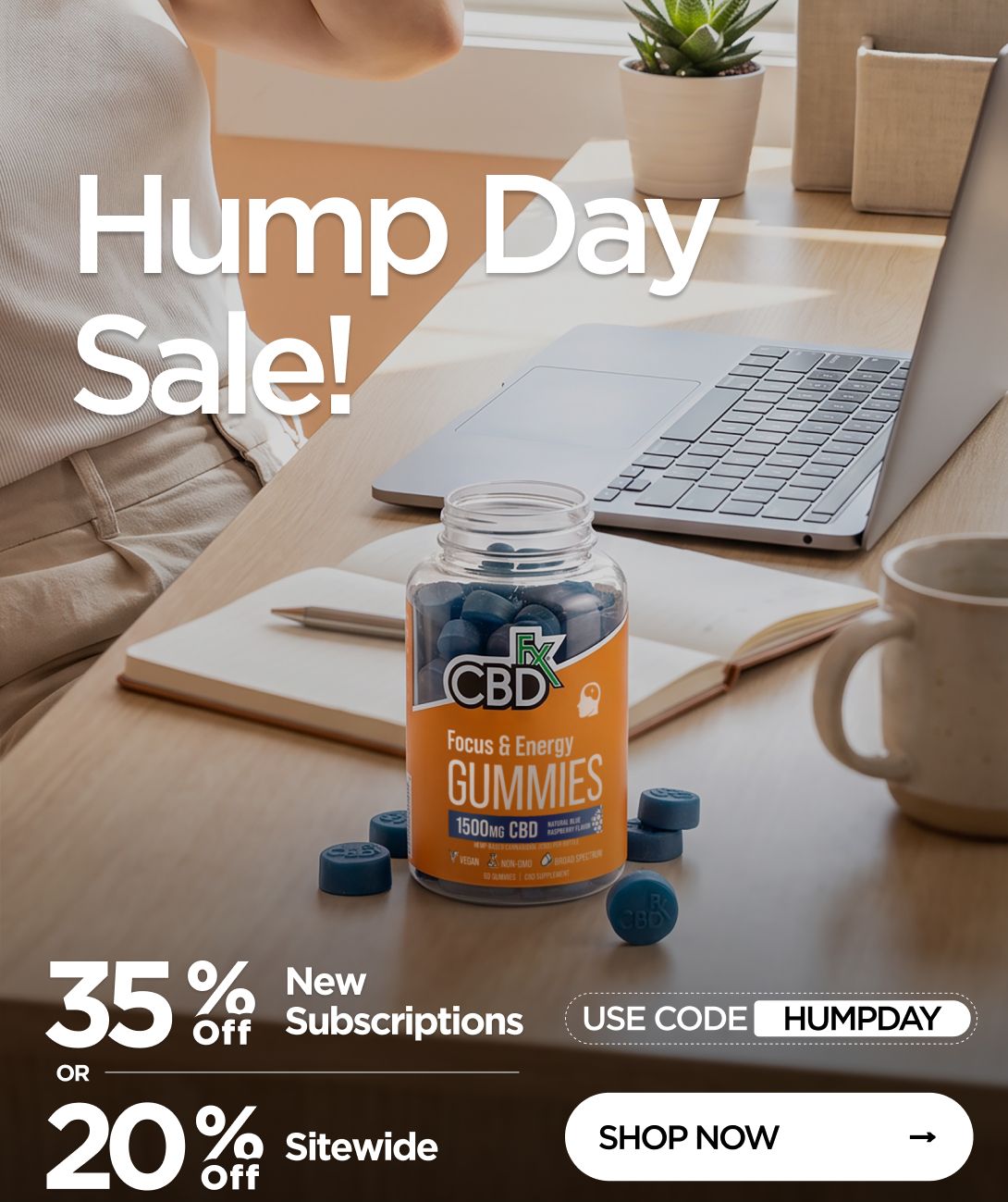 Hump Day Sale! 35% OFF New Subscriptions or 20% OFF Sitewide Use code HUMPDAY