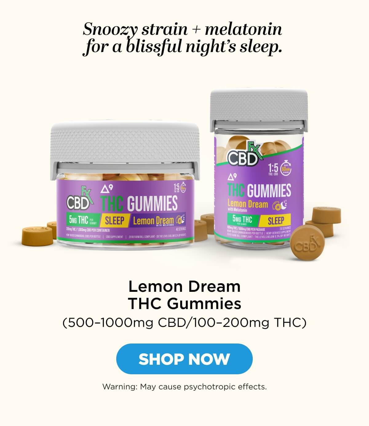 Lemon Dream THC Gummies