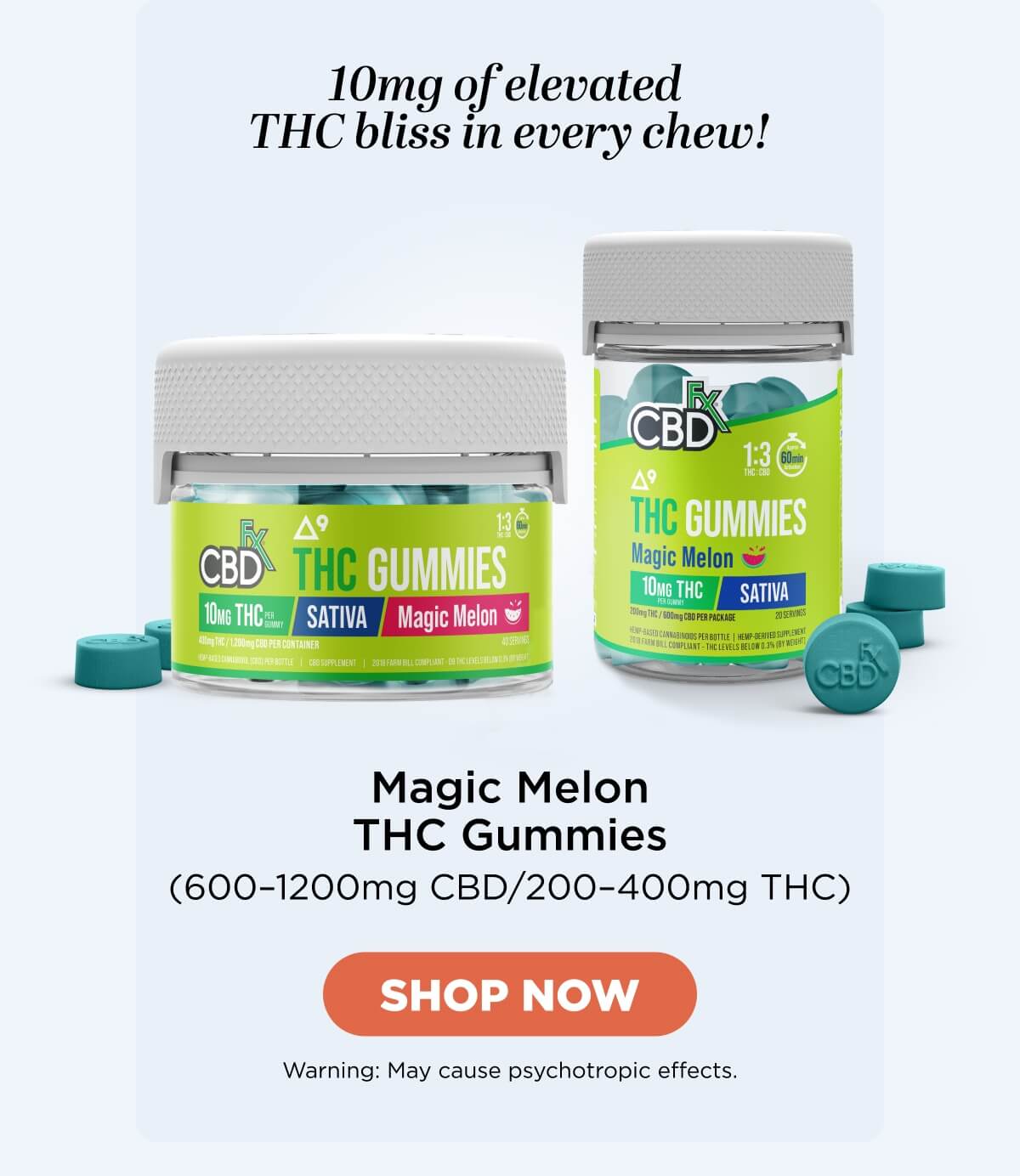 Magic Melon THC Gummies