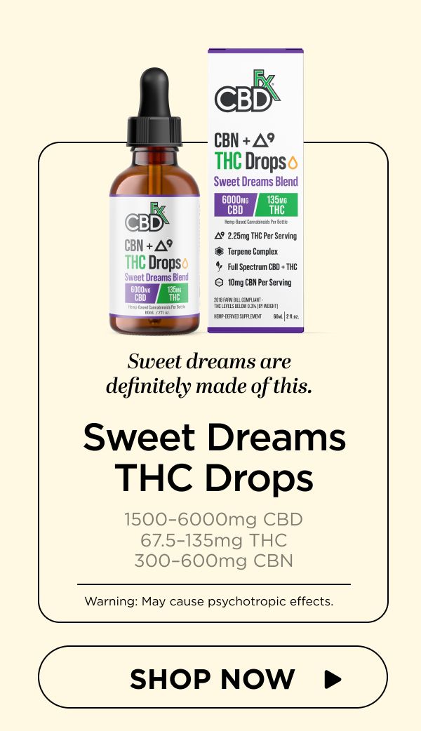 Sweet Dreams Blend THC Drops
