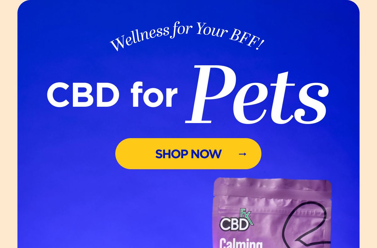 Wellness for Your BFF! CBD for Pets