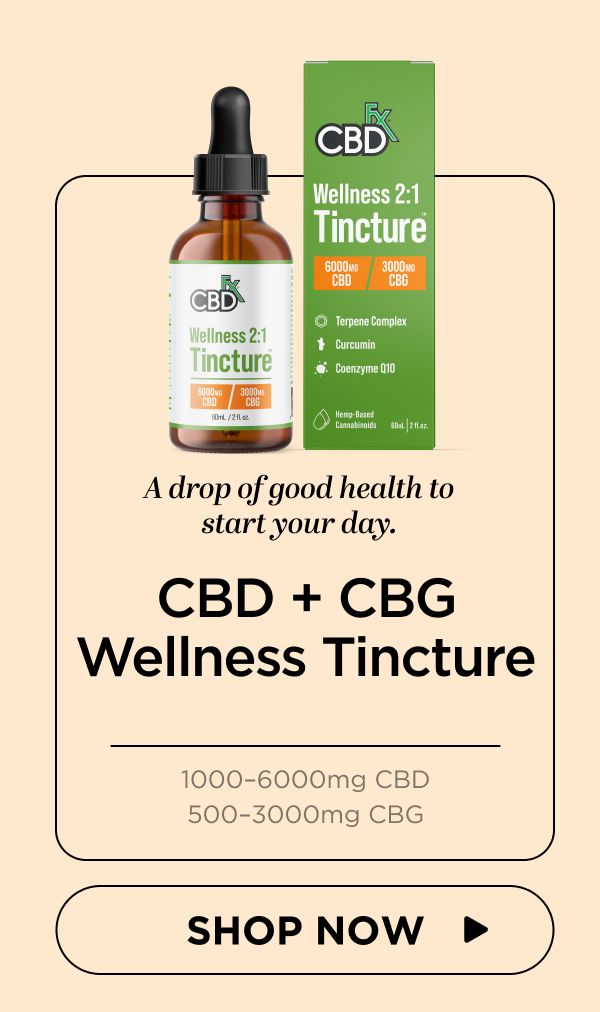 CBD + CBG Wellness Tincture