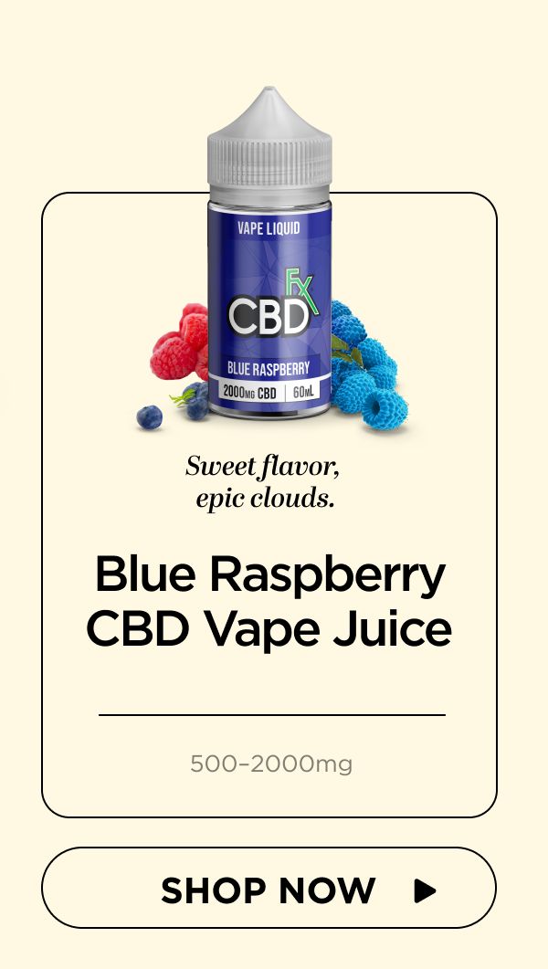 Blue Raspberry CBD Vape Juice