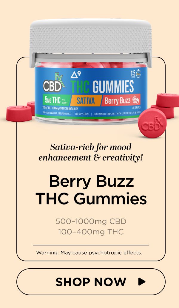 Berry Buzz THC Gummies
